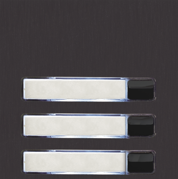 NX3130 BLACK single push button module