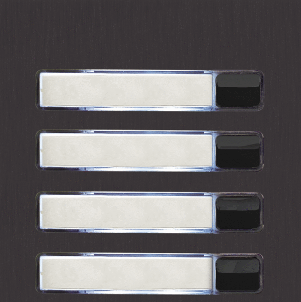 NX3140 BLACK single push button module