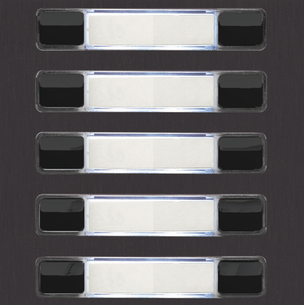 NX3210 BLACK double push button module