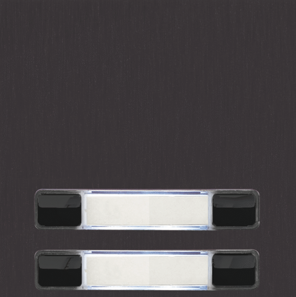 NX3240 BLACK double push button module