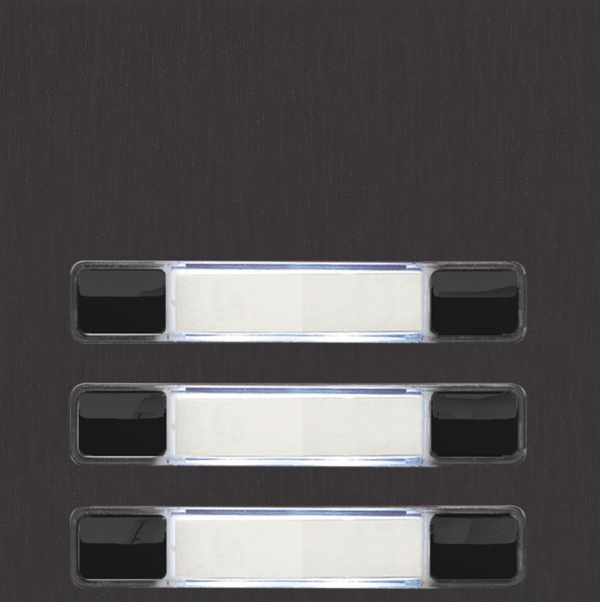 NX3260 BLACK double push button module