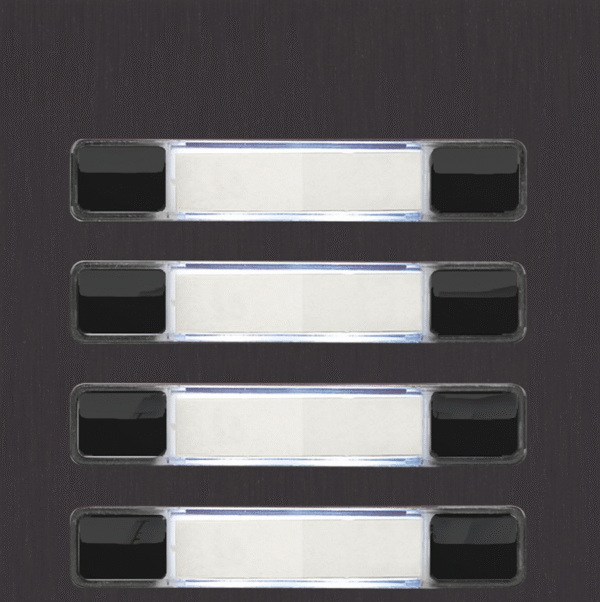 NX3280 BLACK double push button module