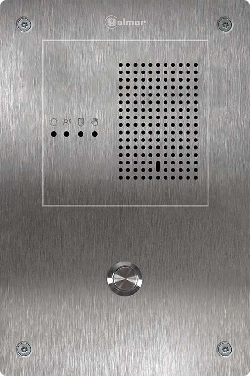 NX7101/B 1P adapter frame with grille and 1 pushbutton