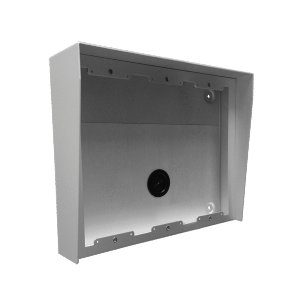 N8761/AL surface box with integrated rain shield