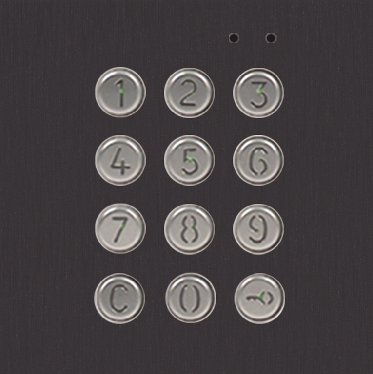 NX3301 BLACK access control keypad module