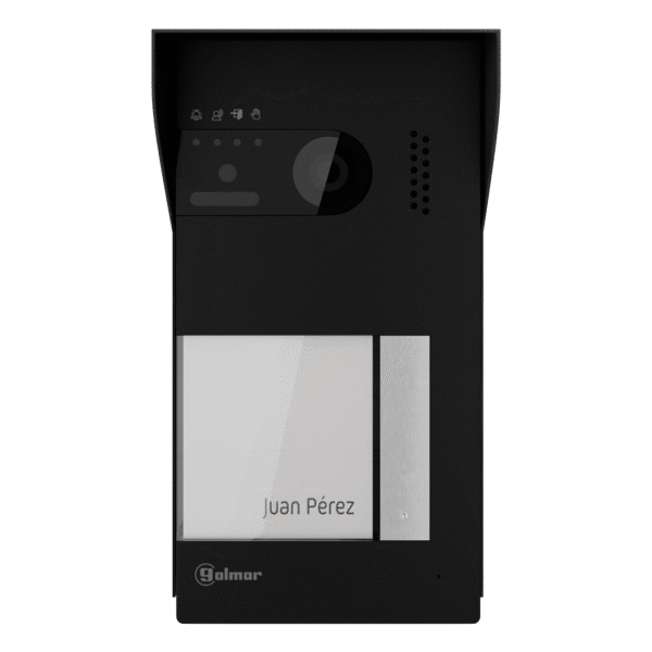 SOUL/1B BLACK one push button colour video panel