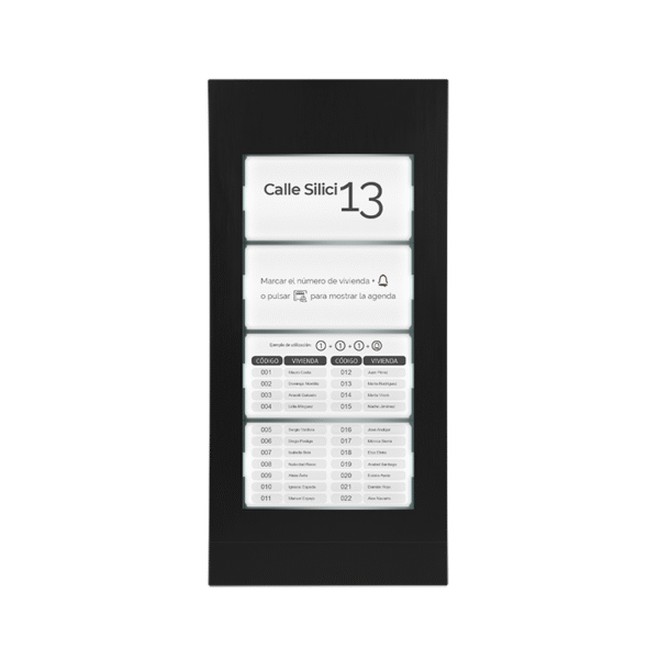 6502/INFO BLACK informative panel