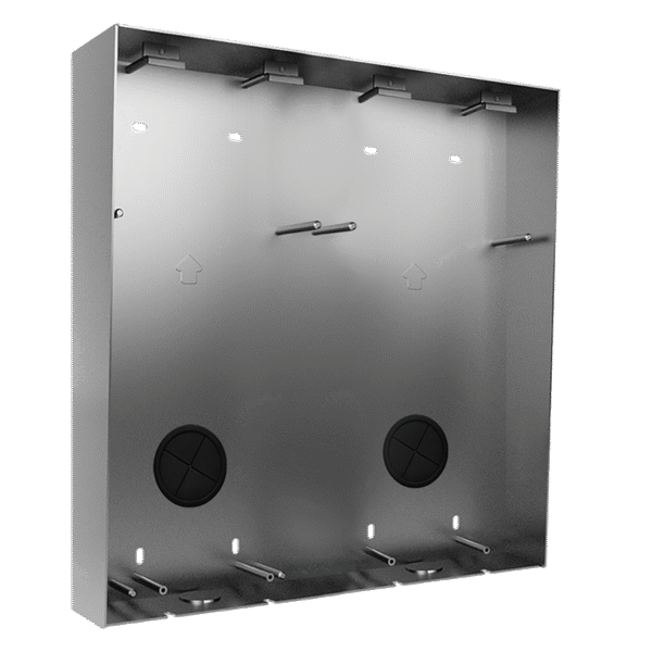 S7165/INFO surface box with integrated rain shield