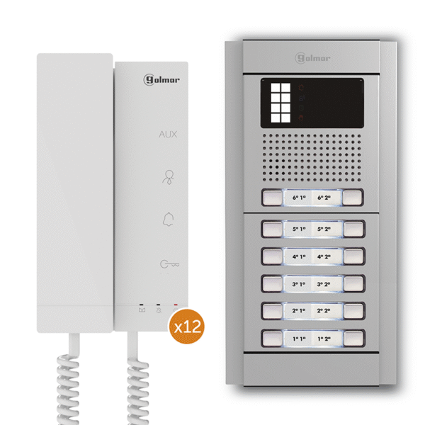 Audio pack for 12 apartments N4212/T-ART 12P