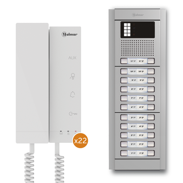 Audio pack for 22 apartments N4222/T-ART 22P