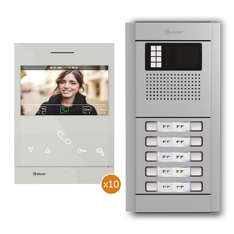 Kit comunitario de v deo para 10 viviendas N5210/ART 4 XLITE 10P