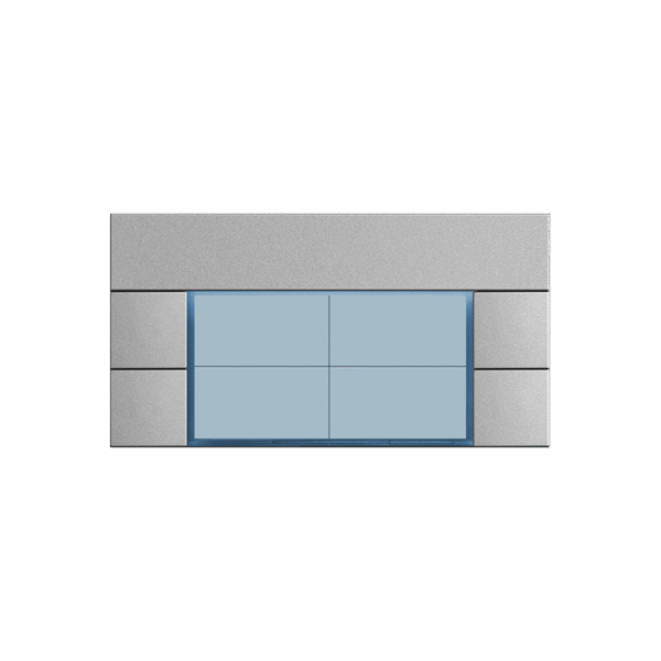 S3240/AL double push button module