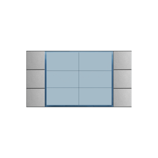 S3260/AL double push button module