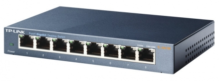 SW-108N 8-port Gigabit switch without PoE