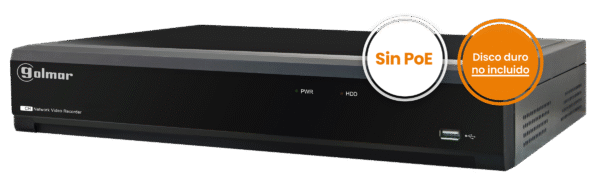 IP recorder NVR-6404 64 channels, disk not included