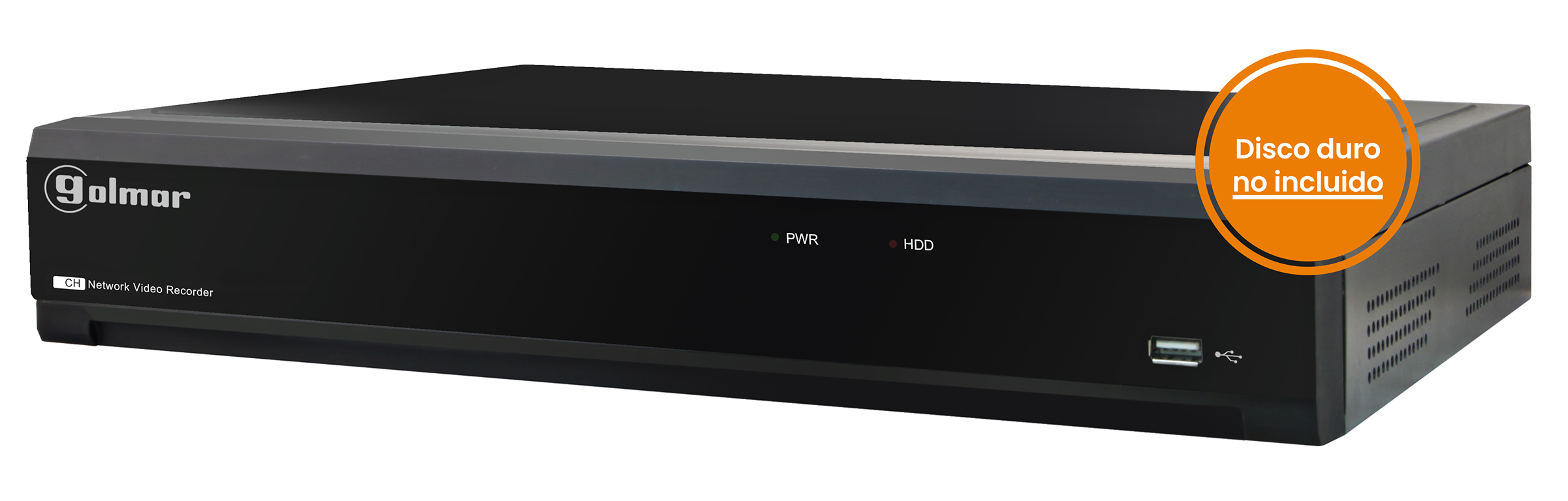 IP recorder NVR-3204P 32 channels (16 PoE channels), disk not included